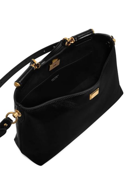 Dolce & Gabbana top-handle logo clutch bag - 80999 BLACK