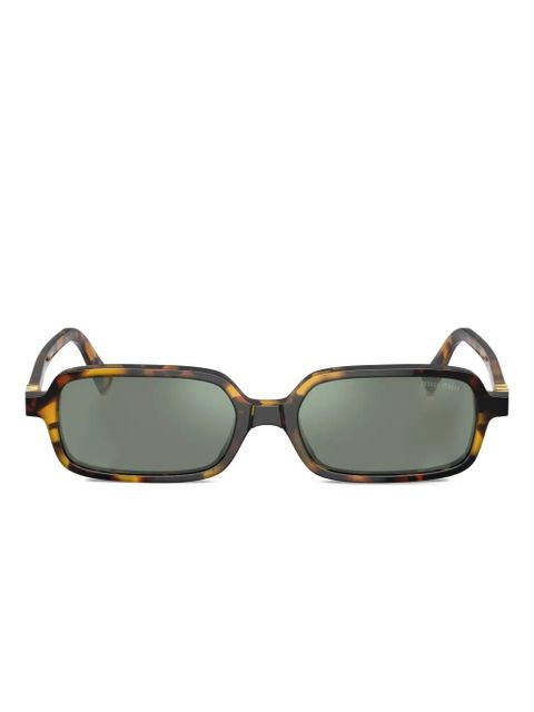 Miu Miu Eyewear rectangle-frame sunglasses - Brown - zdjęcie produktu nr 2