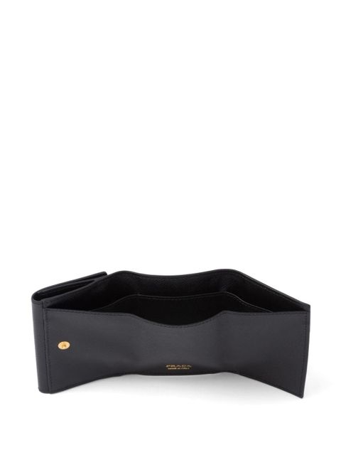 Prada small Saffiano wallet - Black