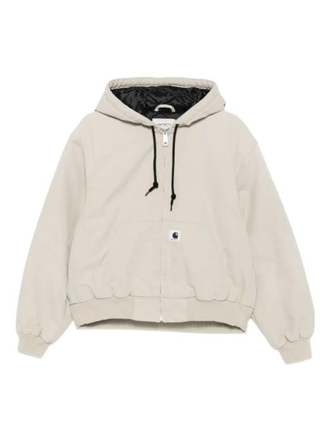 Carhartt WIP hooded zip-up jacket - Neutrals - zdjęcie produktu nr 1