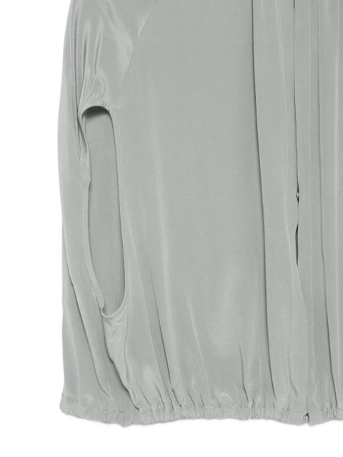 Alysi silk cape - Grey