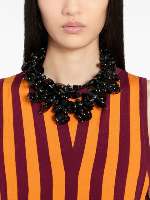 DRIES VAN NOTEN embellished necklace - Black - zdjęcie produktu nr 2