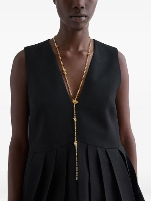 Jil Sander knotted-chain necklace - Gold - zdjęcie produktu nr 2