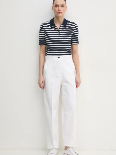 Tommy Hilfiger polo damski kolor granatowy WW0WW43224