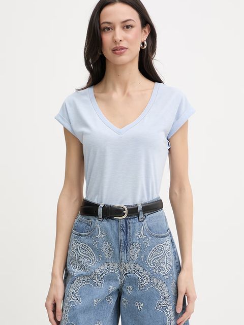 Morgan T-shirt damski z wiskozą - zdjęcie produktu nr 2