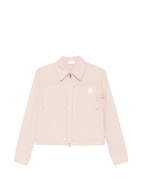 Moncler gingham-pattern buttoned shirt - Pink - zdjęcie produktu nr 1