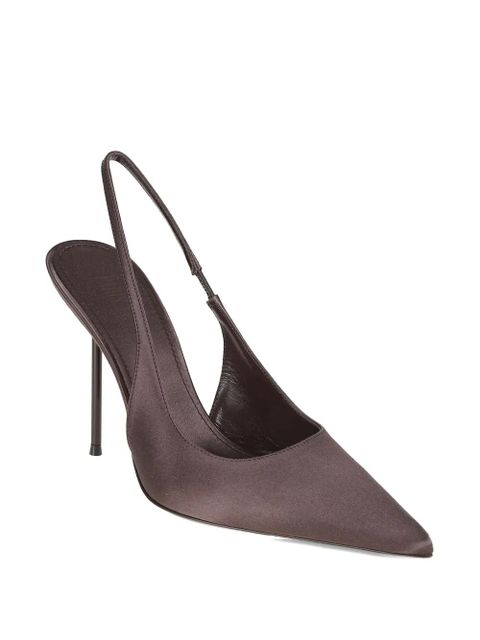 Paris Texas 105mm pointed-toe helled pumps - Brown - zdjęcie produktu nr 2