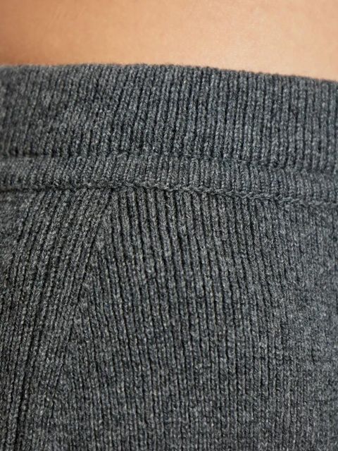 TOM FORD ribbed cashmere skirt - Grey