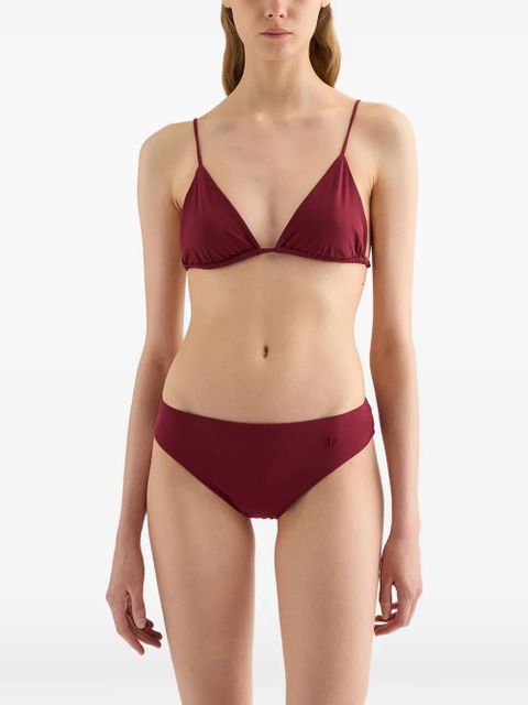 Jil Sander jersey embroidered monogram bikini bottom - zdjęcie produktu nr 1