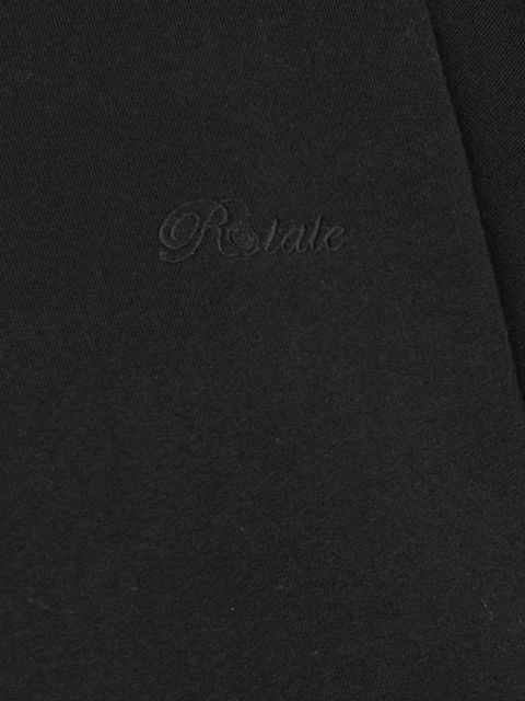 ROTATE BIRGER CHRISTENSEN lace-up sleeve sweatshirt - Black