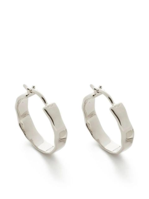Monica Vinader Siren Muse hoop earrings - Silver - zdjęcie produktu nr 1