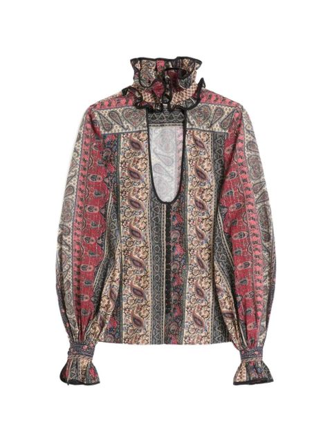 Valentino Garavani Voyage Imaginaire-print shirt - Red - zdjęcie produktu nr 1
