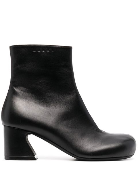 Marni zipped ankle boots - Black - zdjęcie produktu nr 1