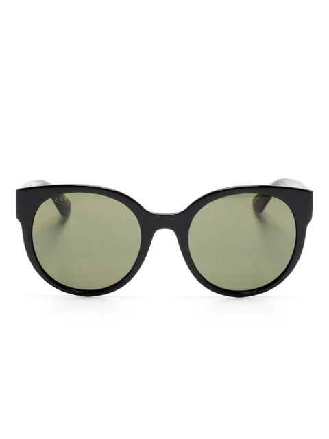 Gucci Eyewear round-frame sunglasses - Green - zdjęcie produktu nr 1
