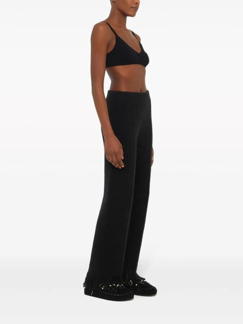 Alanui wide-leg trousers - Black