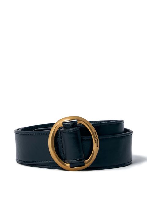 Saint Laurent buckle leather belt - Black - zdjęcie produktu nr 2