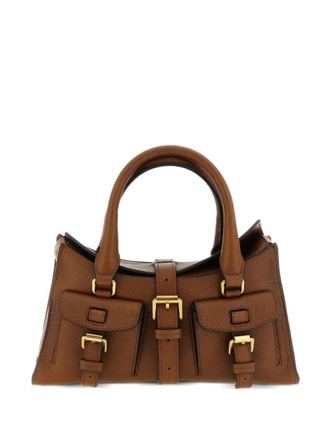 Mulberry mini Roxanne leather tote bag - Brown - zdjęcie produktu nr 1