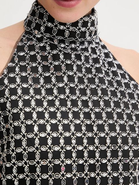 Rotate sukienka kolor czarny 115452100