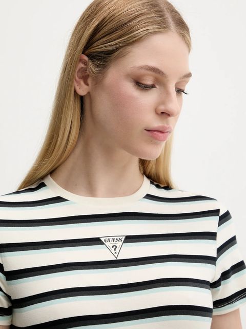 Guess Originals t-shirt damski kolor beżowy W5GI57 J1314