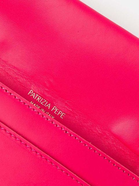 Patrizia Pepe kopertówka skórzana kolor fioletowy 2B0050 L011