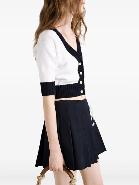 Prada knitted cardigan - White
