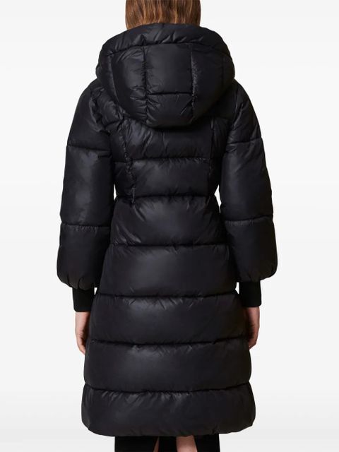 TWINSET hooded padded coat - Black
