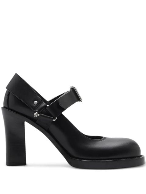 Burberry Stirrup 85mm leather pumps - Black - zdjęcie produktu nr 1
