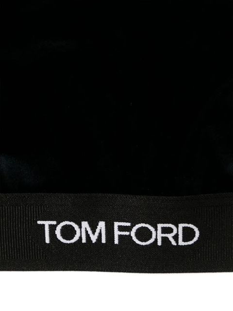 TOM FORD velvet bralette - Blue - zdjęcie produktu nr 2