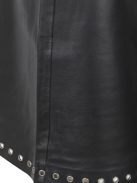 Gimaguas eyelet-embellished midi skirt - Black