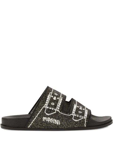 Marni embellished sandals - Black - zdjęcie produktu nr 1