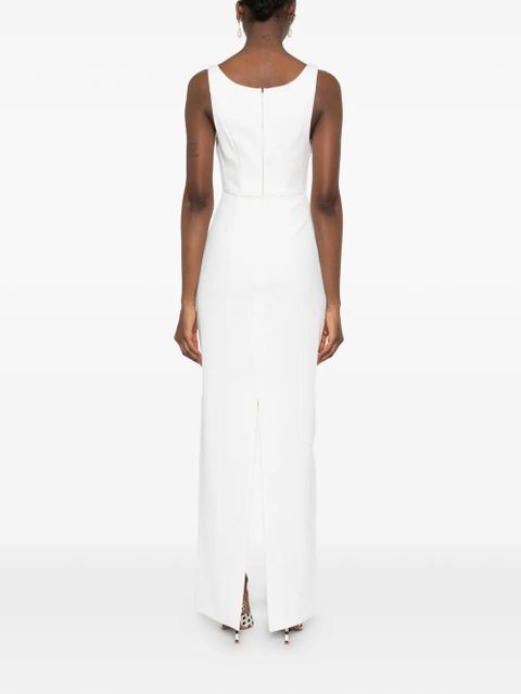 Solace London Noor scoop-neck maxi dress - White