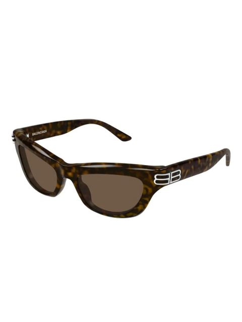 Balenciaga Eyewear cat-eye logo sunglasses - Brown - zdjęcie produktu nr 2