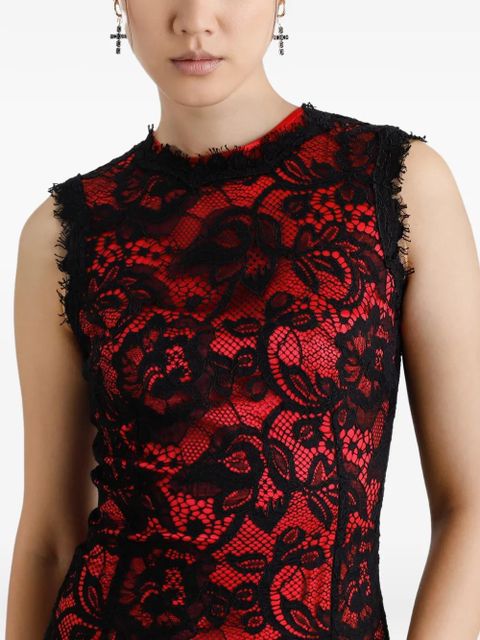 Dolce & Gabbana Creole earrings with crystal cross - Gold - zdjęcie produktu nr 2