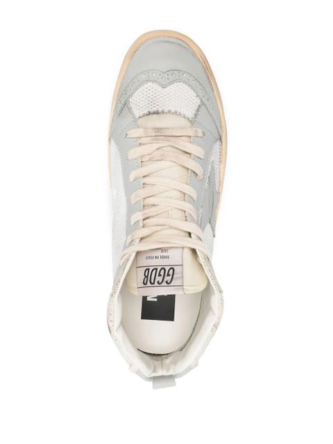 Golden Goose Mid Star lace-up sneakers - White