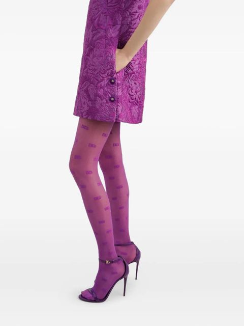 Dolce & Gabbana DNA Brocade dress - Purple