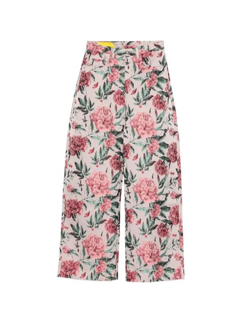 Marques'Almeida floral brocade trousers - Pink - zdjęcie produktu nr 1
