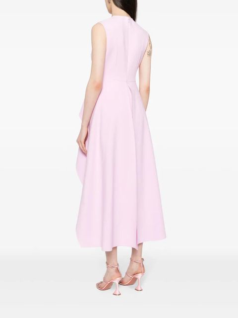 Solace London The Severny peplum midi dress - Pink