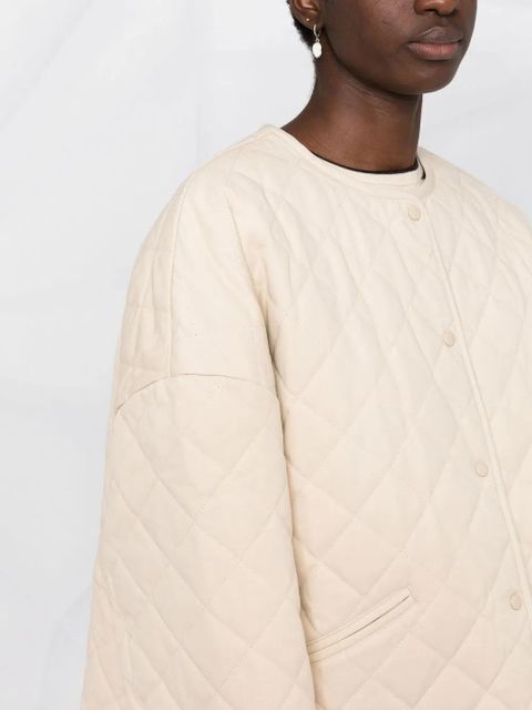 TOTEME quilted cotton jacket - Neutrals