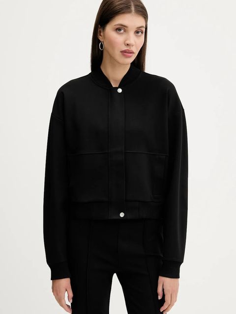 HUGO bluza damska kolor czarny gładka 50542743 - zdjęcie produktu nr 1