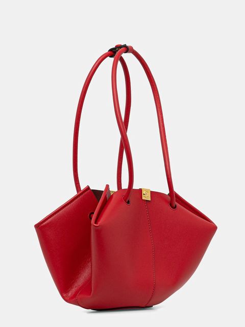 Coccinelle torebka skórzana KAMY kolor czerwony E1 U2L 11 03 01 - zdjęcie produktu nr 2