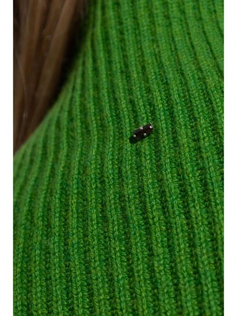 Sportmax wool-cashmere high-neck jumper - Green