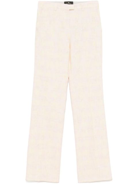 ETRO checked trousers - Yellow - zdjęcie produktu nr 1