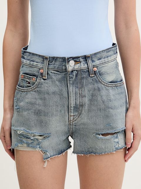 Tommy Jeans szorty damskie jeansowe - zdjęcie produktu nr 1