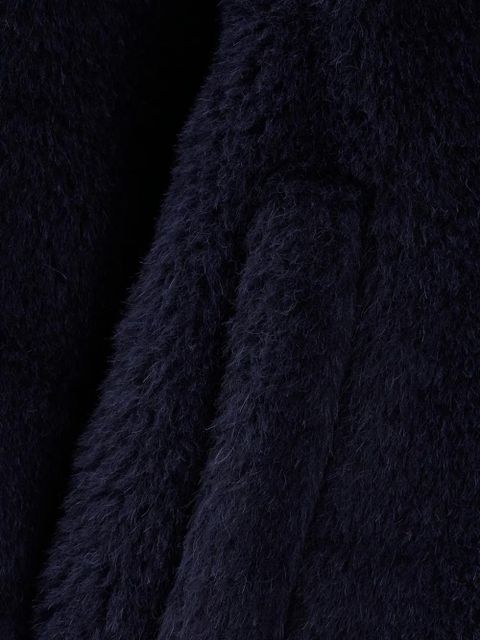 Max Mara oversized alpaca blend coat - Blue