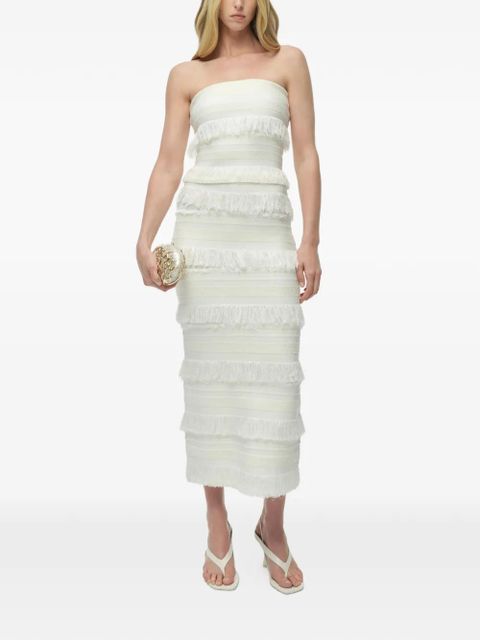 Simkhai Cairo fringed tube top - Neutrals - zdjęcie produktu nr 2