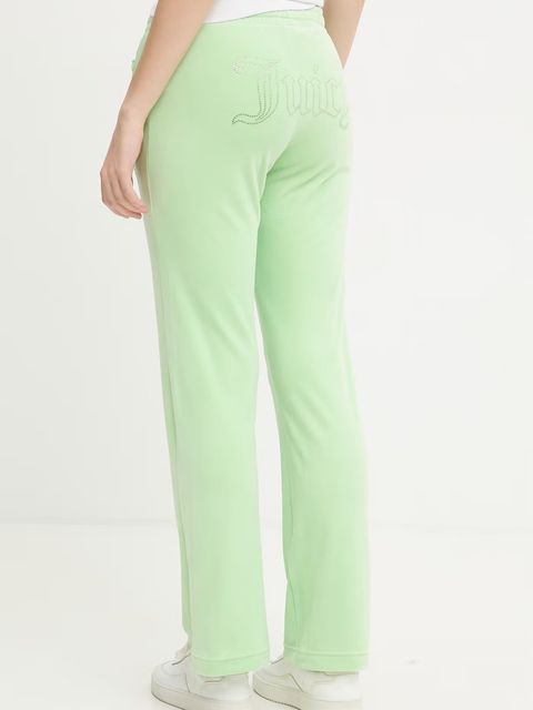 Juicy Couture spodnie dresowe damskie welurowe TINA COL OUT TR - zdjęcie produktu nr 2