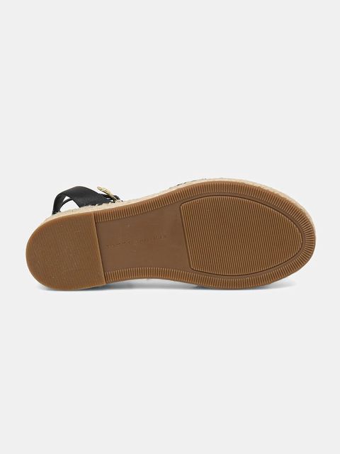 Tommy Hilfiger sandały skórzane LEATHER ROPE REAL ESPAD SANDAL