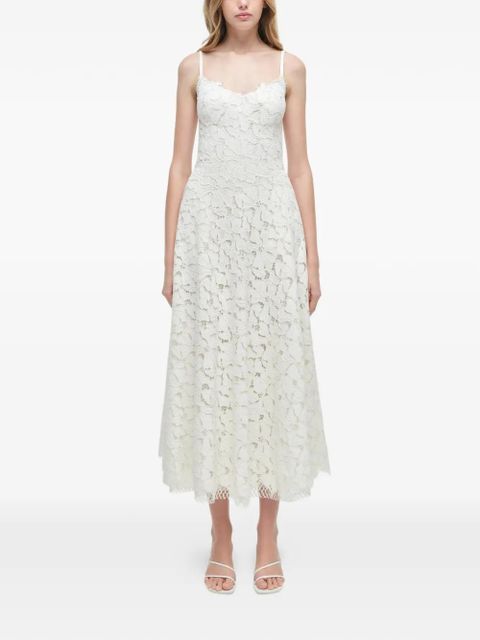 Simkhai Julia lace midi dress - White - zdjęcie produktu nr 2