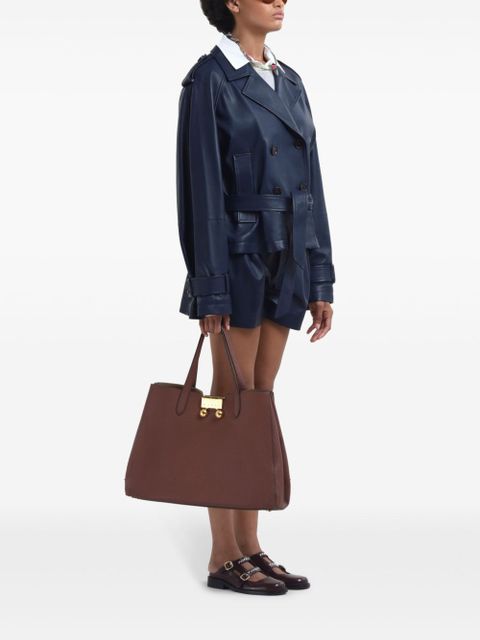 Marni leather shorts - Blue