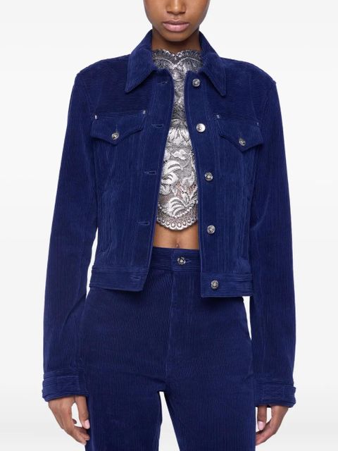 Rabanne corduroy jacket - Blue